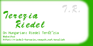 terezia riedel business card